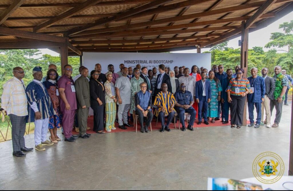 Prof. Jerry John Kponyo presents at Ghana’s Ministerial AI Bootcamp